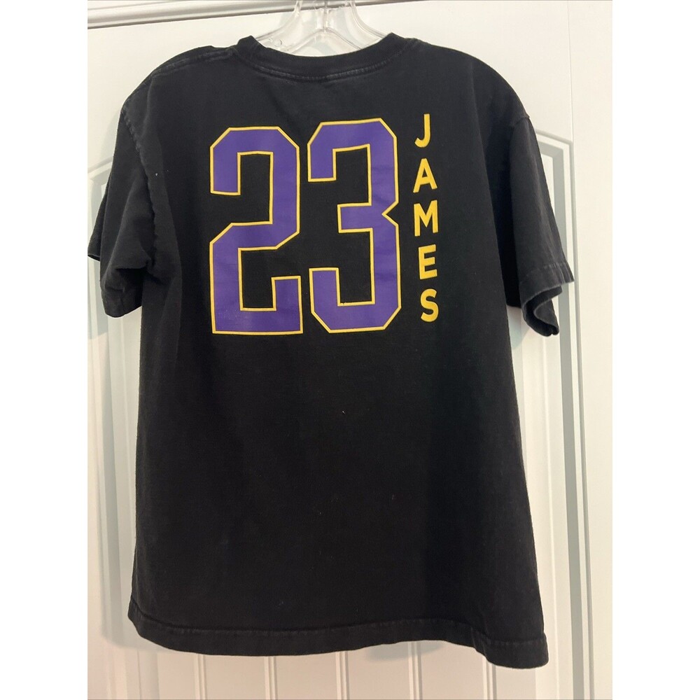 Los Angeles Lakers T Shirt NBA #23 LeBron James YOUTH XL Size 18-20